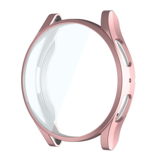ENKAY HAT PRINCE For Samsung Galaxy Watch5 40mm Soft TPU Watch Case All Around Anti-Fall Electroplating Protective Cover - Pink