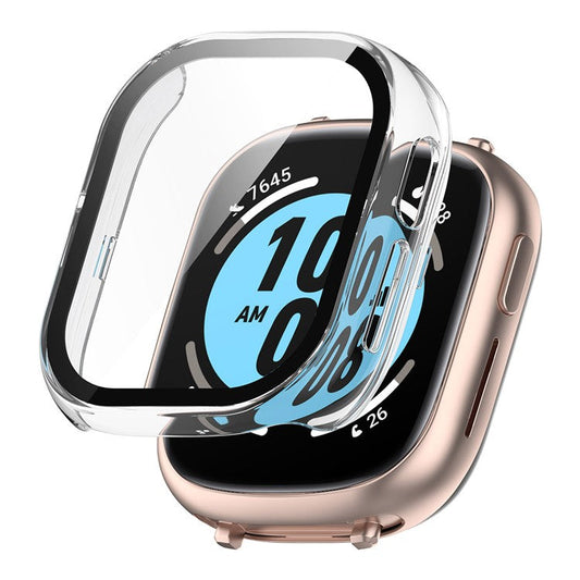 ENKAY HAT PRINCE For Honor Watch 4 Integrate Hard PC Case Cover with Tempered Glass Screen Protector - Transparent