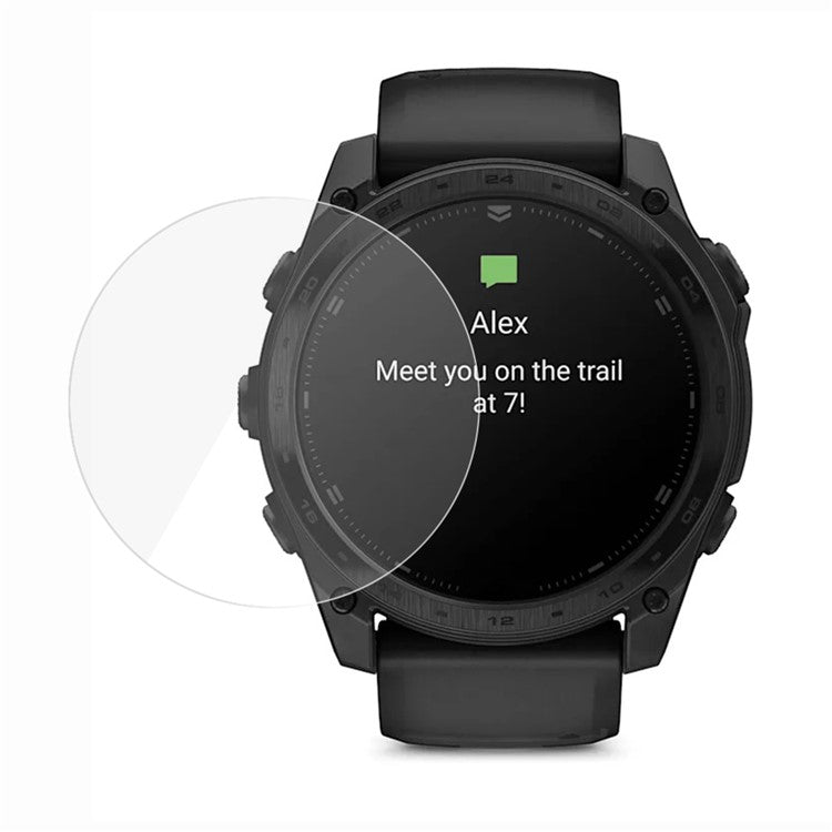 PRAGUS For Garmin Tactix 8 47mm Screen Protector 0.3mm Tempered Glass Watch Film