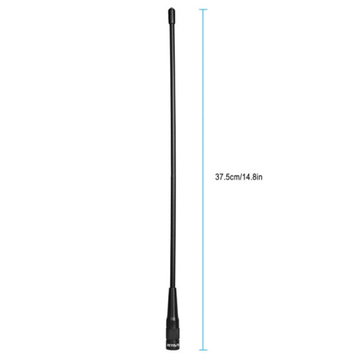 RETEVIS RHD-771 Dual Band Antenna 136–174MHz / 400–480MHz SMA Male for RT1, RT2, RT3, TYT MD-380 & UV8000D