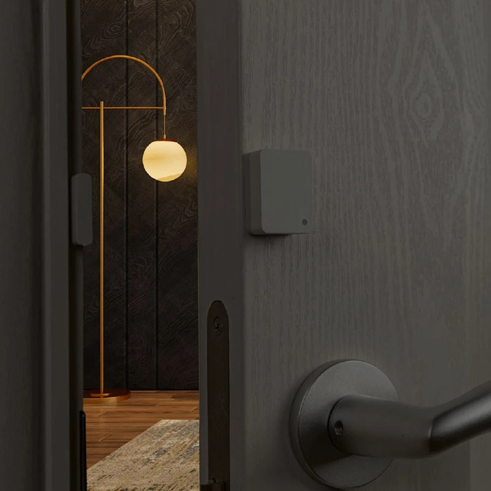 Original Xiaomi Intelligent Mini Door Window Sensor for Xiaomi Smart Home Suite Devices, with the Xiaomi Multifunctional Gateway Use (CA1001)(White)