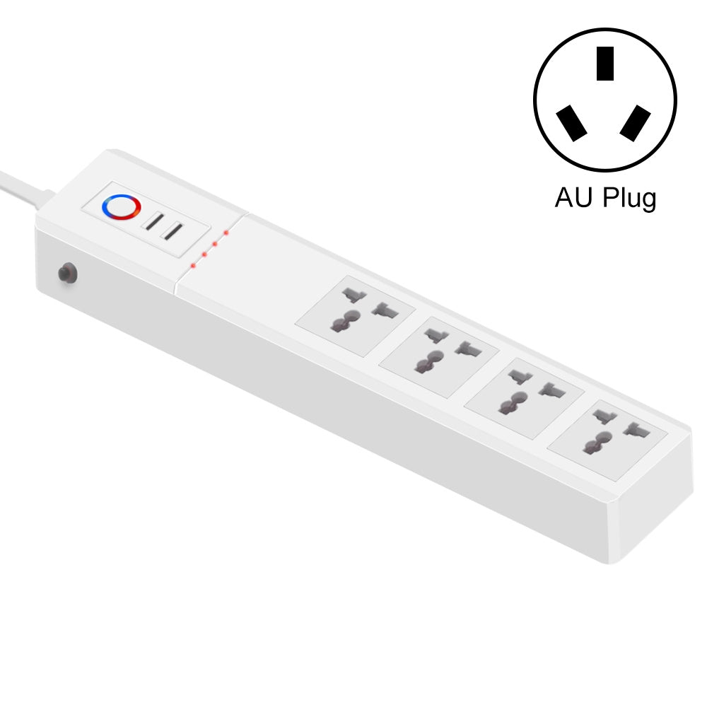 ZigBee 10A SM-SO306-M 4 Holes + 2 USB Multi-purpose Smart Power Strip(AU Plug)
