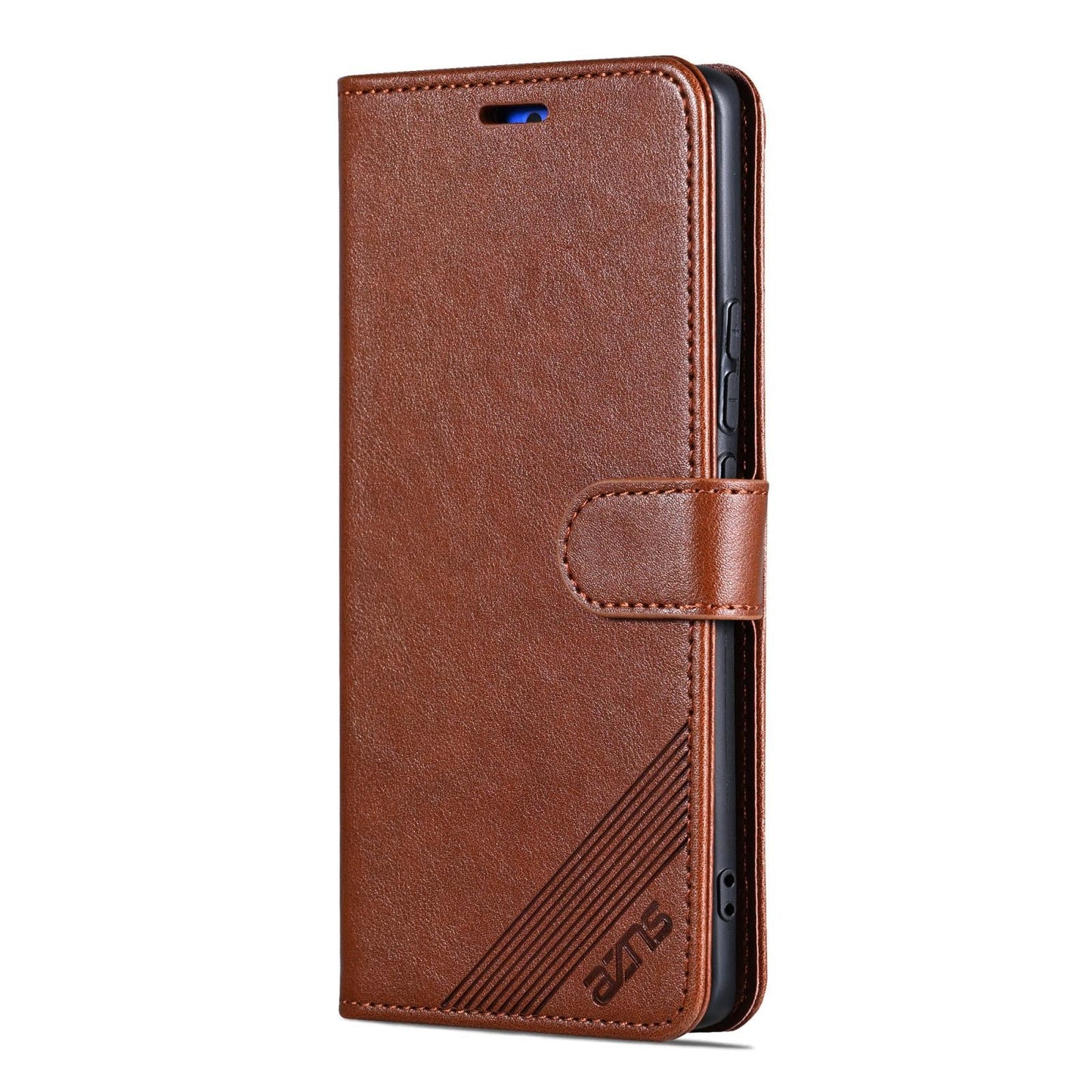 AZNS For Redmi Turbo 4 / Xiaomi Poco X7 Pro AZNS Sheepskin Texture Flip Leather Phone Case(Brown)