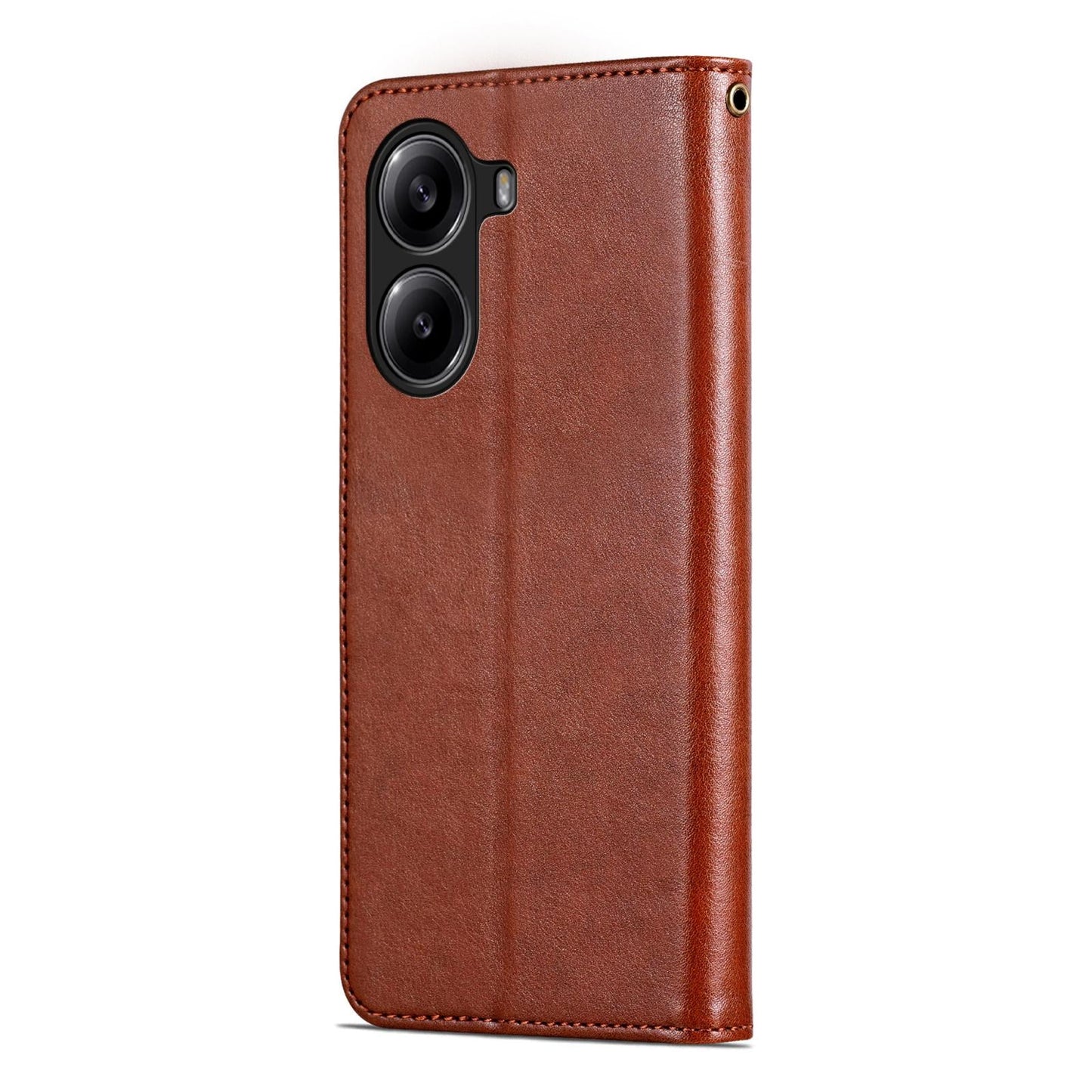 AZNS For Redmi Turbo 4 / Xiaomi Poco X7 Pro AZNS Sheepskin Texture Flip Leather Phone Case(Brown)