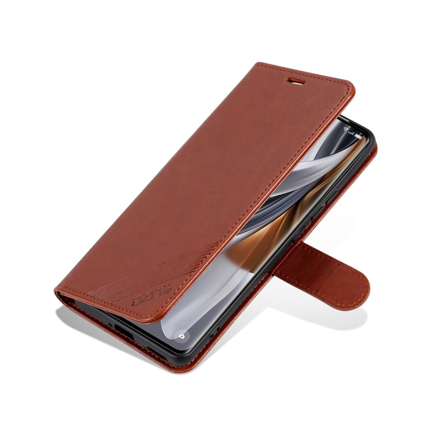 AZNS For Redmi Turbo 4 / Xiaomi Poco X7 Pro AZNS Sheepskin Texture Flip Leather Phone Case(Brown)