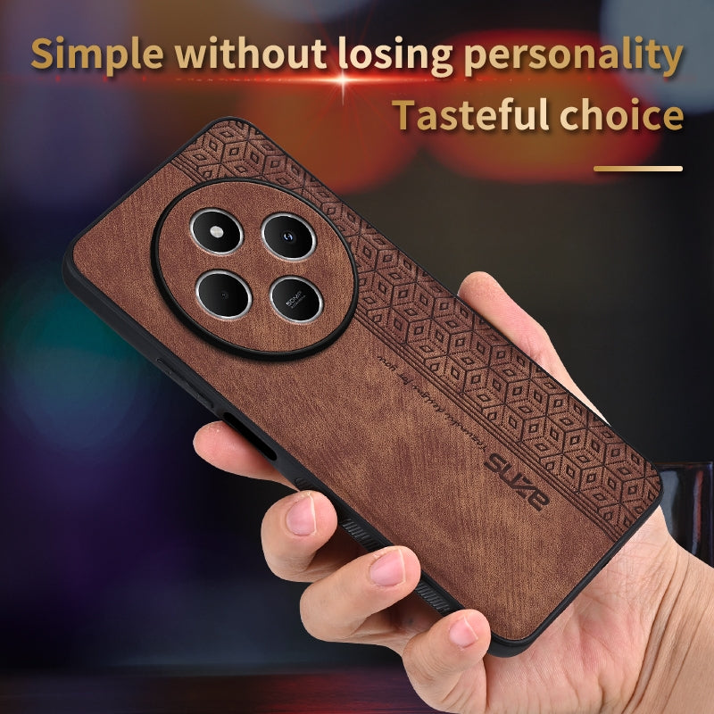 AZNS For Xiaomi Poco C75 AZNS 3D Embossed Skin Feel Phone Case(Dark Green)