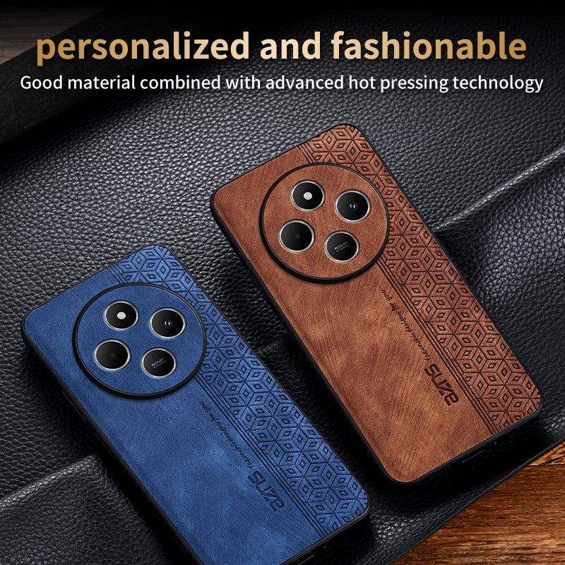 AZNS For Xiaomi Poco C75 AZNS 3D Embossed Skin Feel Phone Case(Dark Green)