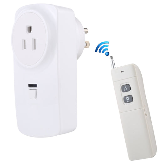 AK-DL220 220V Smart Wireless Remote Control Socket with Remote Control, Plug Type:US Plug