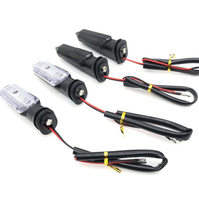 2PCS Clear Motorcycle Turn Signal Indicators for Honda CB125R CBR650R