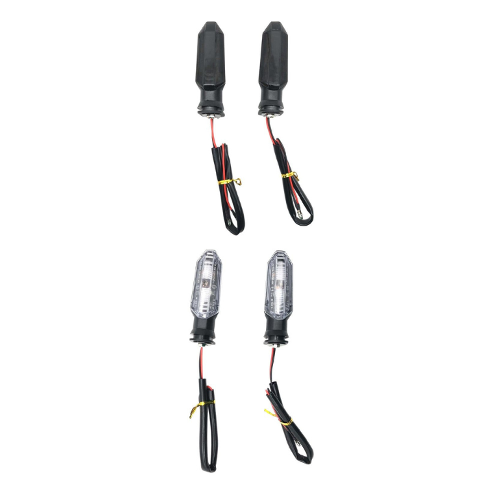 2PCS Clear Motorcycle Turn Signal Indicators for Honda CB125R CBR650R