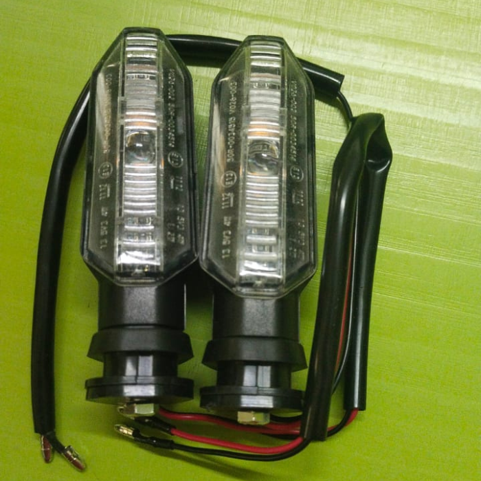 2PCS Clear Motorcycle Turn Signal Indicators for Honda CB125R CBR650R