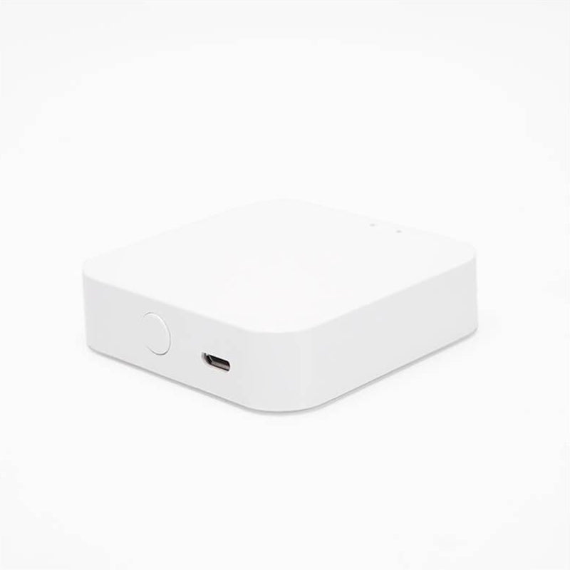 Bluetooth Multifunction Gateway Smart Home Door and Window Sensor Socket Control Center(White)