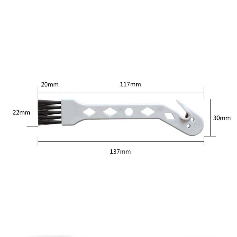 20 PCS Sweeping Robot Cleaning Small Brush for Bissell Vacuum Cleaner, Color:White