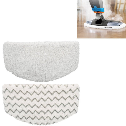 Steam Mop Cloth Cover Accessories For Bissell 1940/1440, Specification: 1 Stripe+1 White
