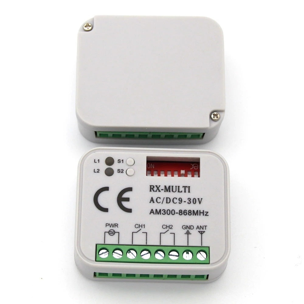 LZ-068 Garage Door Rolling Code Fixed Code Multi-Frequency Remote Control Receiver Switch