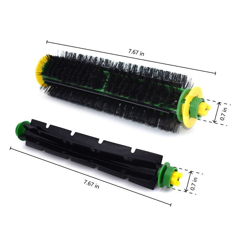 8 PCS / Set Sweeper Rolling Brush + Side Brush + Filter + Brush For iRobot Roomba 500 Series(Carton Packaging)