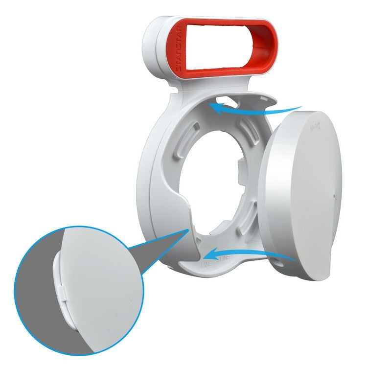Router Wall Mount Bracket for TP-LINK DECO M5, Specification: For UK Plug(Red)