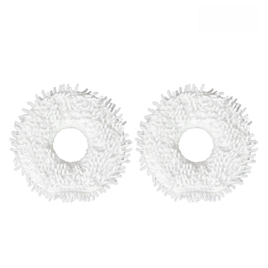 For ECOVACS DEEBOT N9+ 2pcs Robot Vacuum Cleaner Steam Mop Cloth,Style? Classic Rag