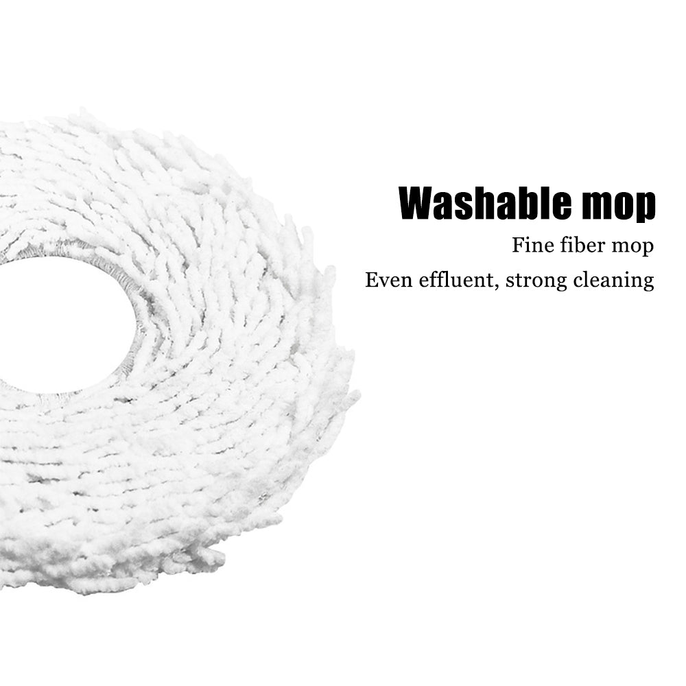 For ECOVACS DEEBOT N9+ 2pcs Robot Vacuum Cleaner Steam Mop Cloth,Style? Classic Rag