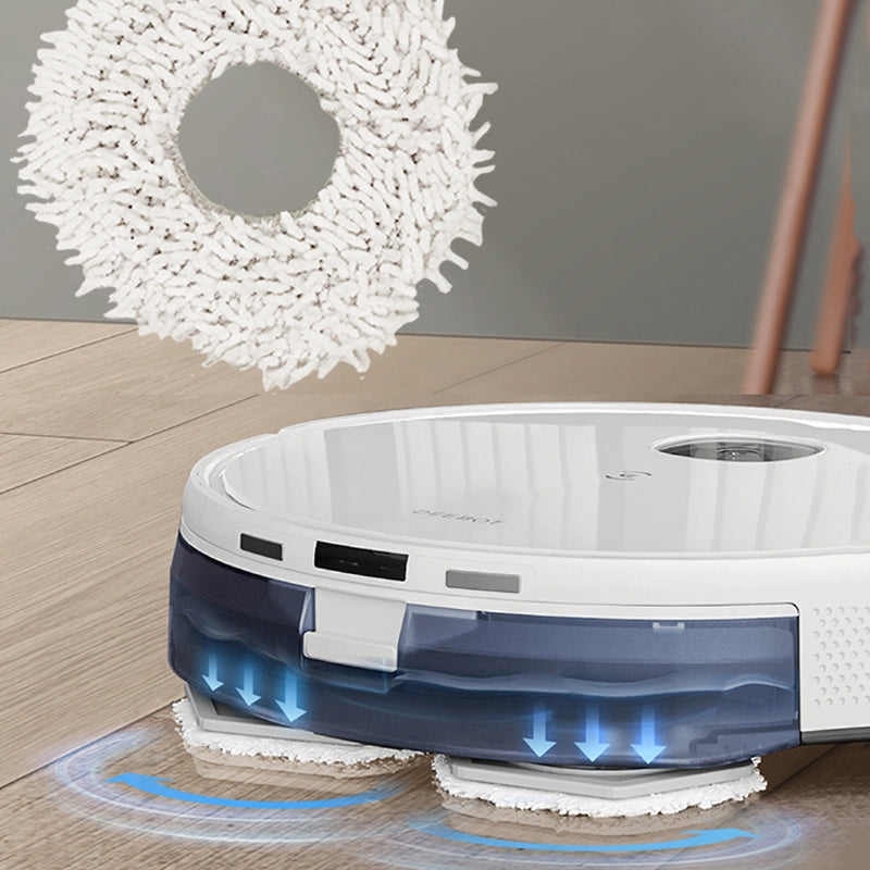 For ECOVACS DEEBOT N9+ 2pcs Robot Vacuum Cleaner Steam Mop Cloth,Style? Classic Rag