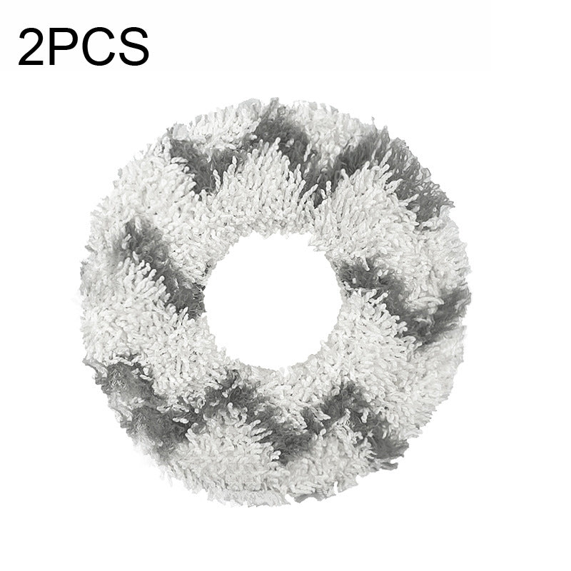 For ECOVACS DEEBOT N9+ 2pcs Robot Vacuum Cleaner Steam Mop Cloth,Style? Striped Rag