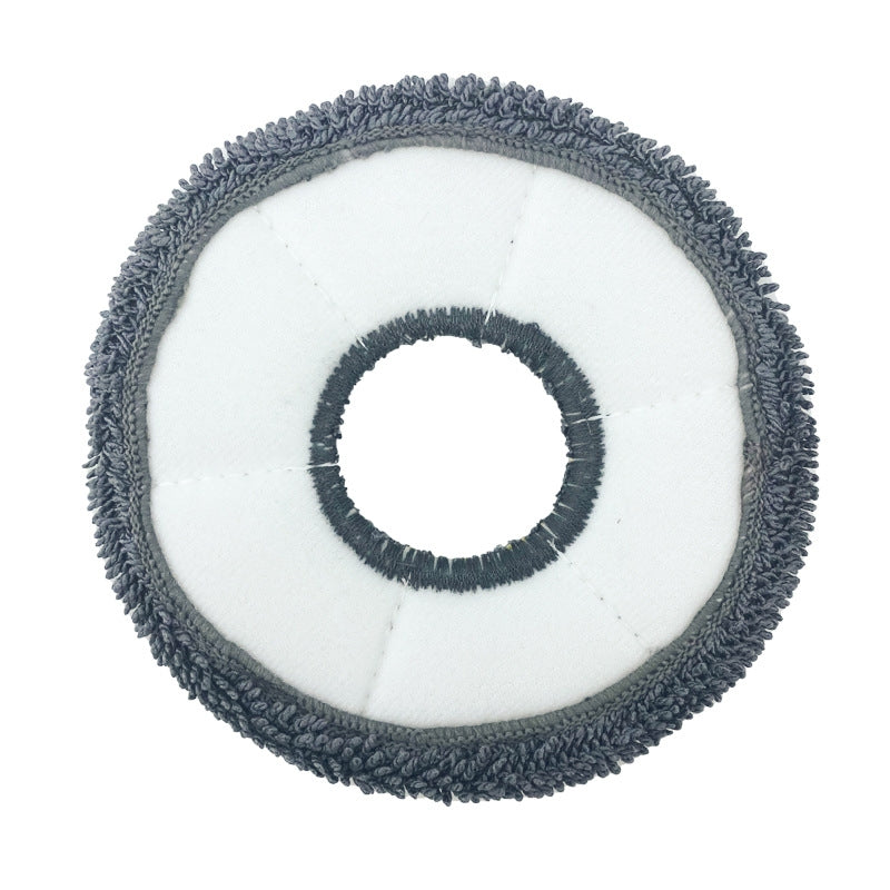 For ECOVACS DEEBOT N9+ 2pcs Robot Vacuum Cleaner Steam Mop Cloth,Style? Gray Rag