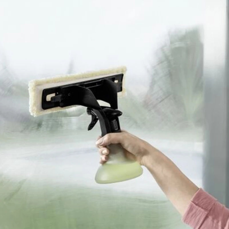 For Karcher WV1 WV2 WV5 Window Cleaner Spray Bottle Microfiber Cloth Mop(Yellow)
