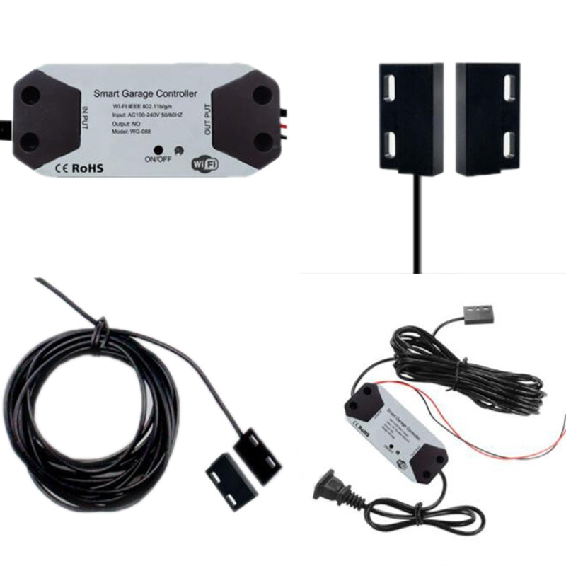 Tuya APP Remote Control WIFI Smart Garage Door Controller, Specification: EU Plug