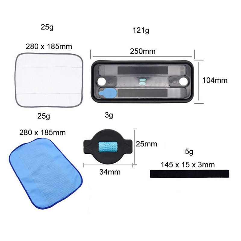 For iRobot Braava 380 / 380T / 390 / 390T Mopping Machine Equipment, Model: Blue Wet Mop