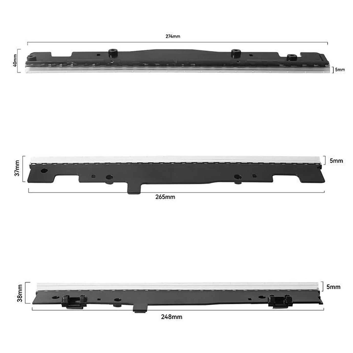 For Tineco Floor One 2.0 Slim  Wet Dry Vacuum Cleaner Wiper Strip Wiper Bar Accessories Parts