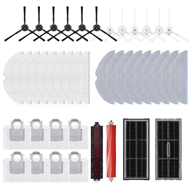 For Roborock G20 / S8 Plus / S8 / S8 Pro Vacuum Cleaner Accessories 1pair Black Side Brush 