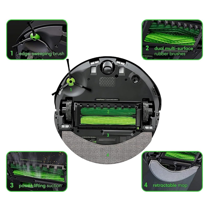 For iRobot Roomba Combo J7+ Robot Vacuum And Mop Accessories 1set Main Brush