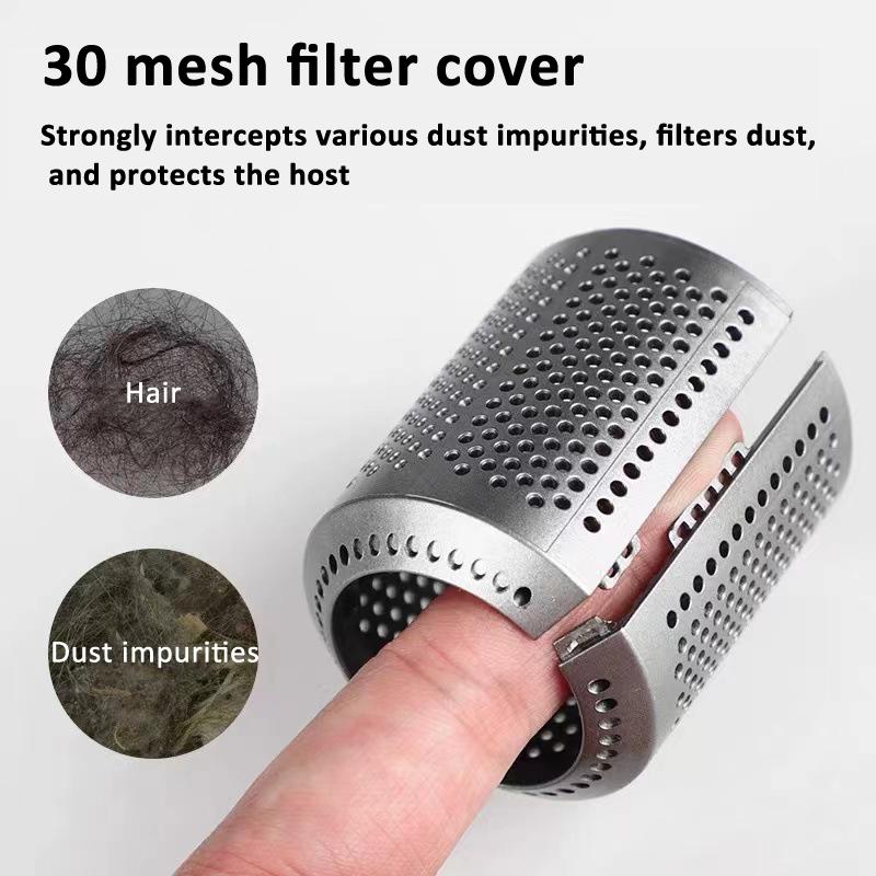 For Dyson HD01 / HD03 / HD08 / HD15 Hair Dryer Open Design Outer Filter Cover Replacement Parts(Silver)