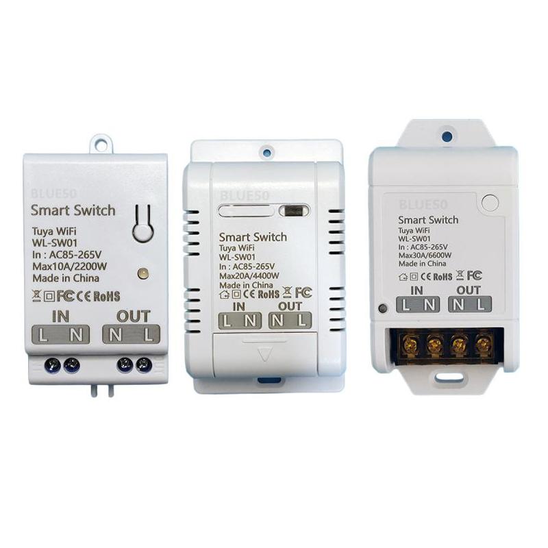 20A  Tuya WiFi Smart Switch Supports Amazon ALEXA/Google HOME Voice Control