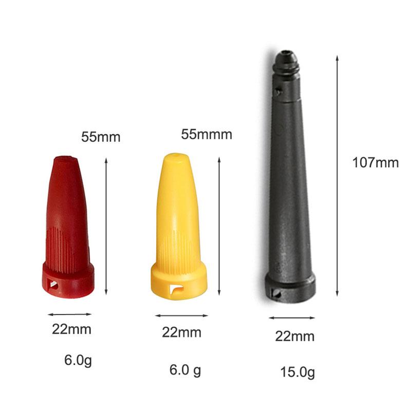 For Karcher Steam Cleaner Reusable Extension Nozzle(Black Yellow)