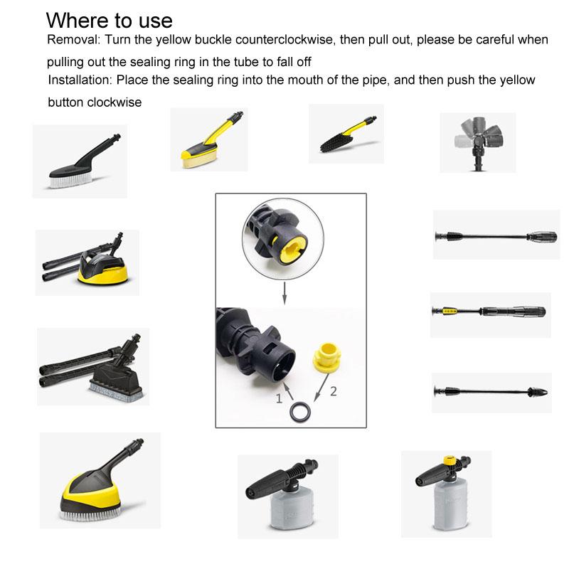 24pcs / Set For Karcher K2 / K3 / K4 / K5 / K6 / K7 High Pressure Washer O-Shape Sealing Ring