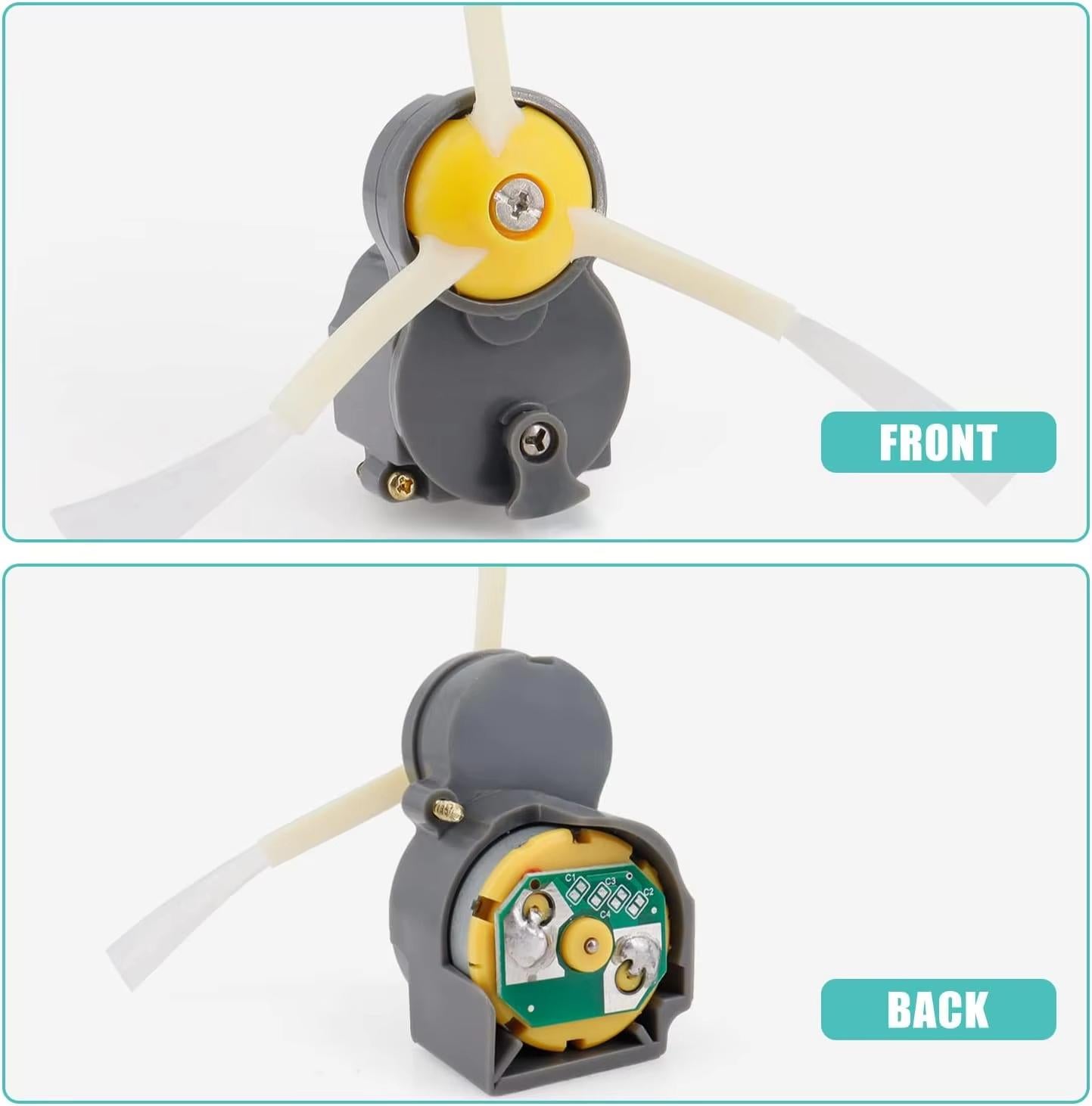 For iRobot Roomba 500 / 600 / 700 Series Side Brush Motor Vacuum Cleaner Replacement Parts(Gray Green)