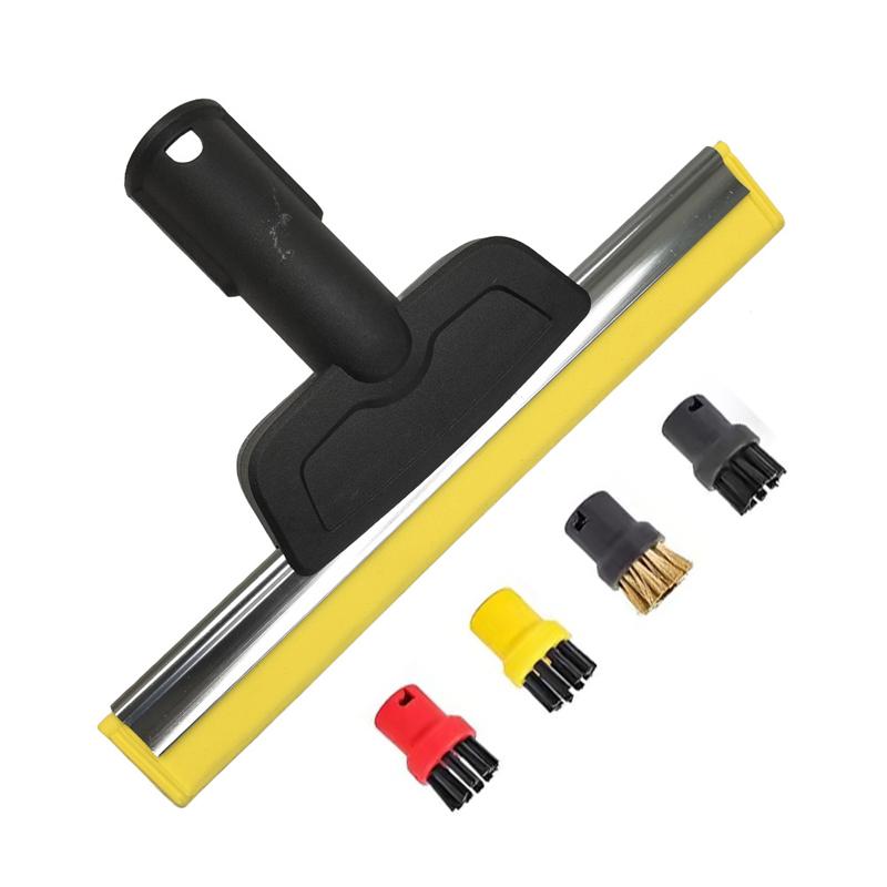 For Karcher SC2 / SC3 / SC4 / SC5 / CTK10 / CTK20 Steam Cleaner Glass Mirror Cleaning Nozzle Wiper Accessories 2.863-025.0, Style: 1 Scraper+2 Covers