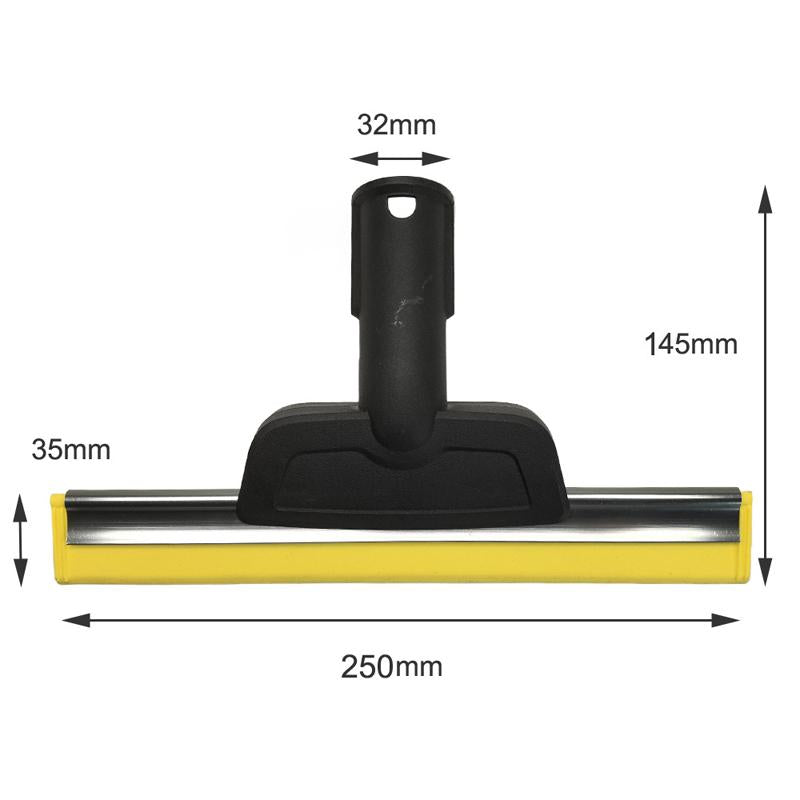 For Karcher SC2 / SC3 / SC4 / SC5 / CTK10 / CTK20 Steam Cleaner Glass Mirror Cleaning Nozzle Wiper Accessories 2.863-025.0, Style: 1 Scraper+2 Covers