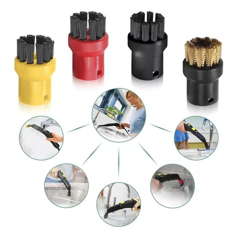 For Karcher SC2 / SC3 / SC4 / SC5 / CTK10 / CTK20 Steam Cleaner Glass Mirror Cleaning Nozzle Wiper Accessories 2.863-025.0, Style: 1 Scraper+2 Covers