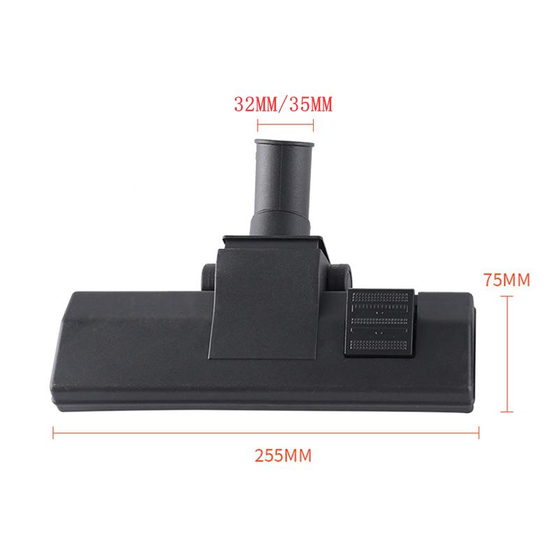 For JIEBA / Midea / JIENUO Vacuum Cleaner Floor Brush Head Replacement Part Universal Suction Nozzle Floor Brush, Spec: 32mm Plastic Bottom