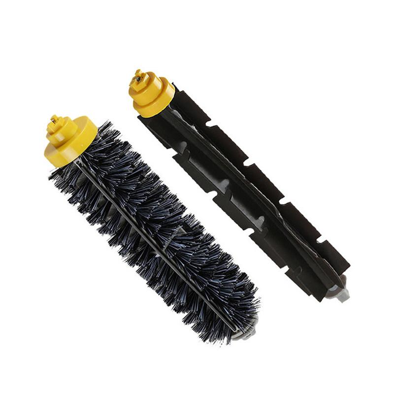8pcs /Set For IRobot Roomba 700/780 Series Sweeping Robot Accessories 4 HEPA Filter +2 Side Brush +1pair Main Brush(Yellow)