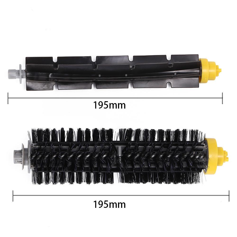 8pcs /Set For IRobot Roomba 700/780 Series Sweeping Robot Accessories 4 HEPA Filter +2 Side Brush +1pair Main Brush(Yellow)