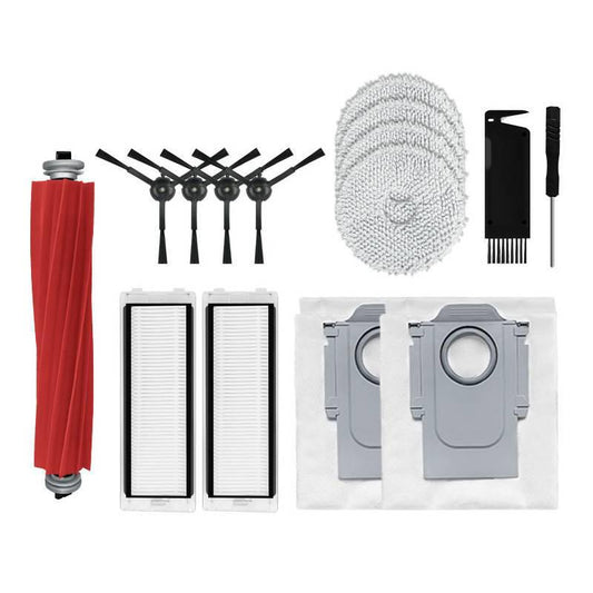 15 In 1 For Roborock P10 Sweeping Robot Vacuum Cleaner Accessories Main Side Brush Hepa Filter Trash Dust Bag Mop Cloth