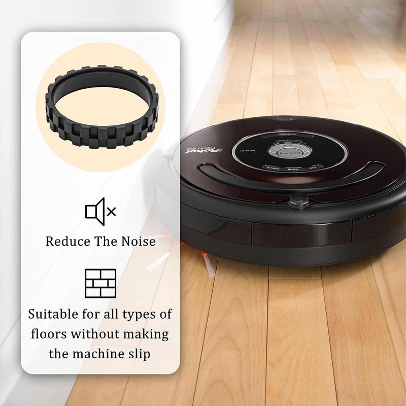 For IRobot Roomba 5/6/7/8/9 Series Walking Wheels Vacuum Cleaner Accessories Left Wheel-Black