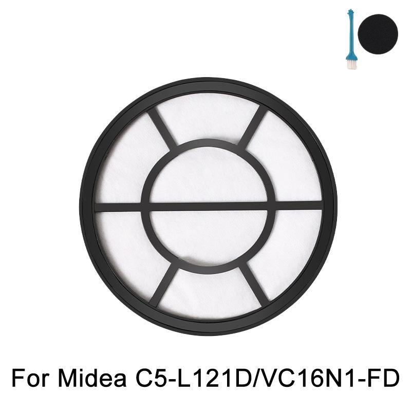 For Midea C5-L121D / VC16N1-FD Vacuum Cleaner Parts Inlet Filter Cotton Filter Element(Black)