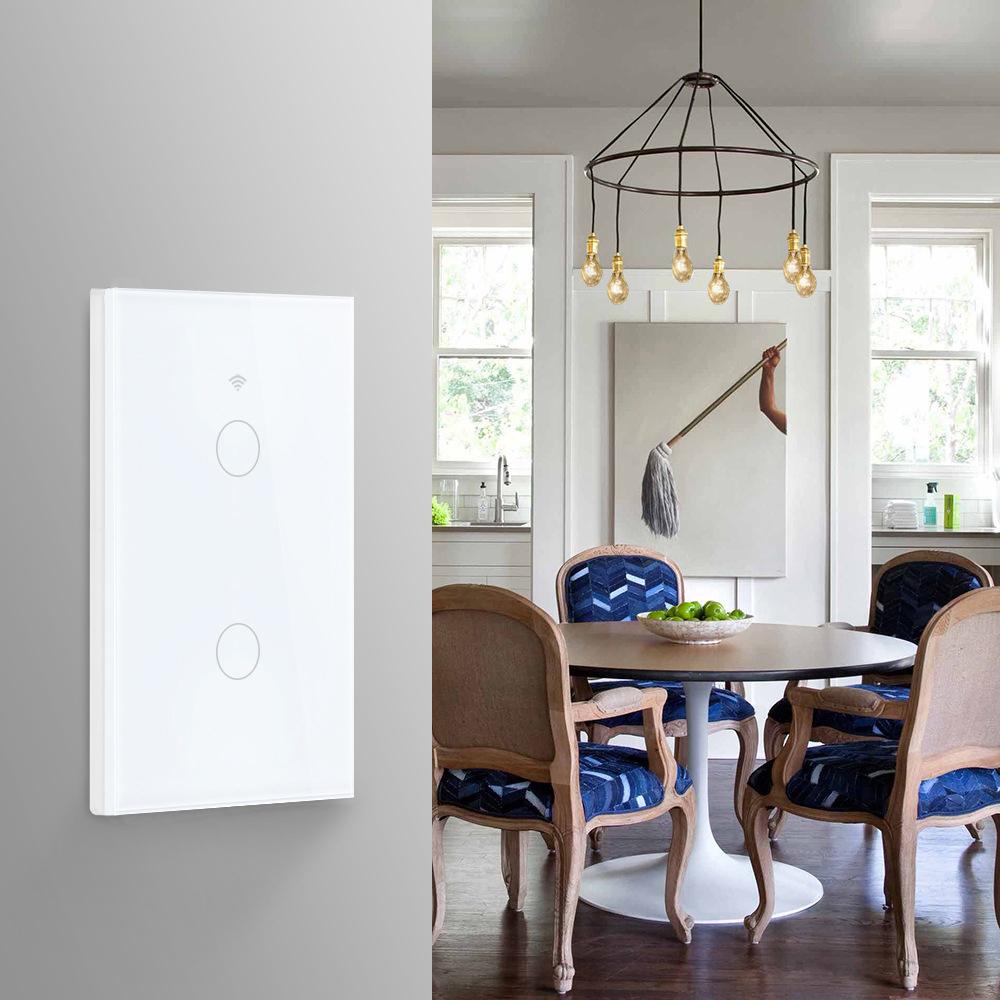 Model 120 US Gauge Graffiti Smart WIFI Single Fire Switch, Spec: 1-Gang White