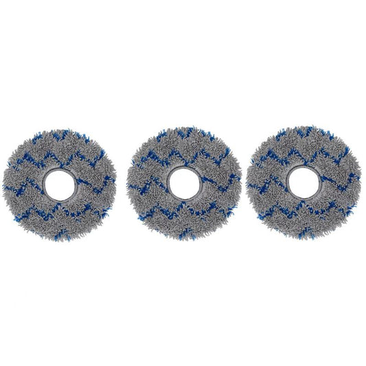 For ECOVACS Deebot T30 Pro / MAX Auto Sweeper Accessories, Spec: 3pcs Gray Wave Wipes