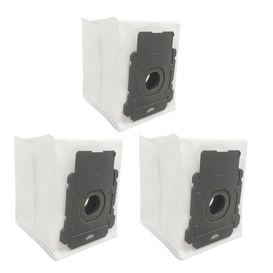 3pcs /Pack Dust Bag For IRobot Roomba I7 / I3 / J7 / E5 / E6 / S9 Vacuum Replacement Parts Accessories(Dark Gray)