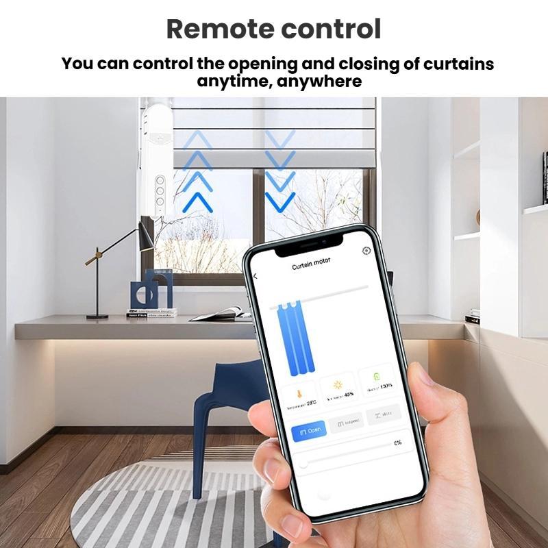 Remote Control Smart Motor Automatic Curtain Pull Cord, Specification: Bluetooth Motor